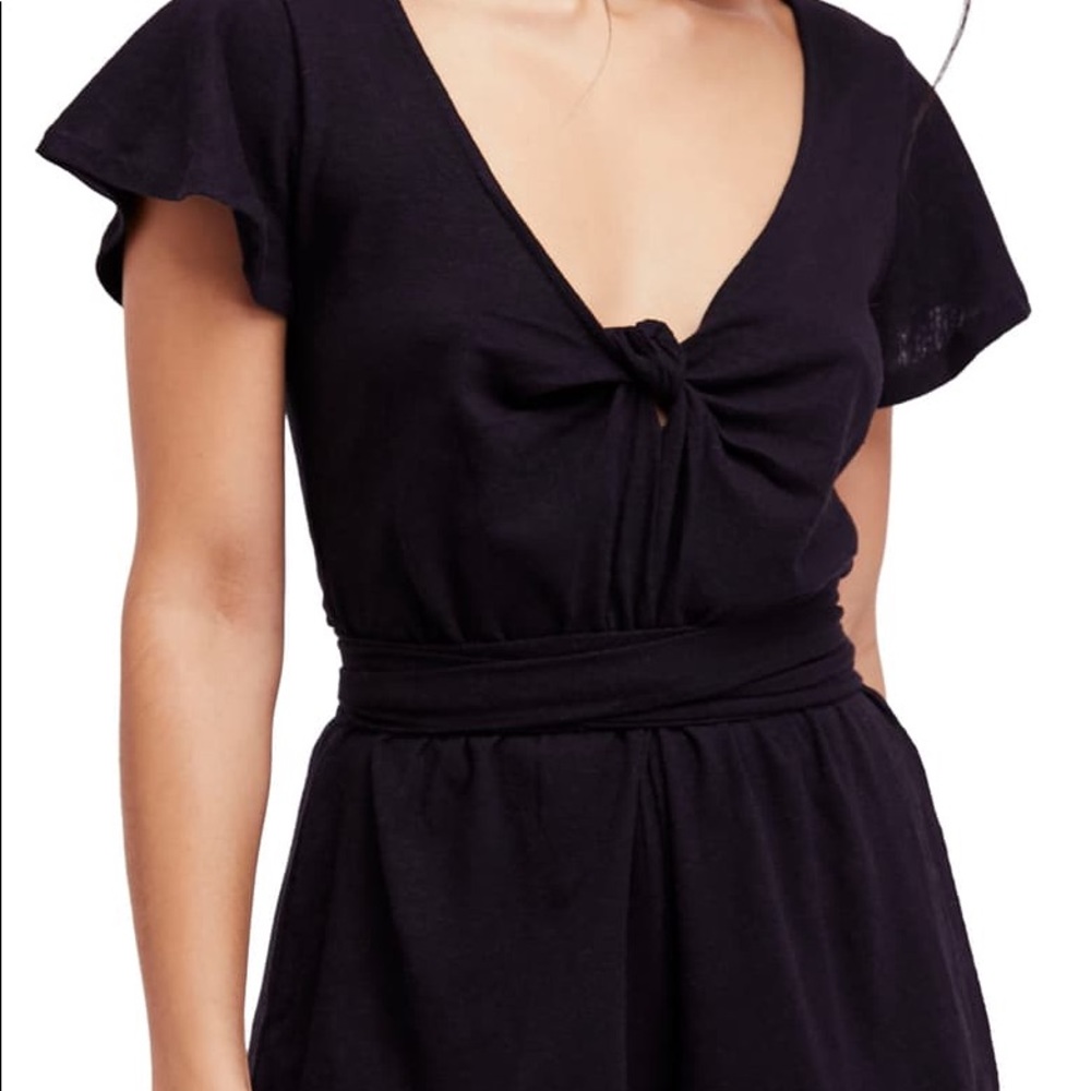Free People Ballerina Tie Waist Romper
